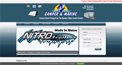 Desktop Screenshot of mainesnoprodealer.com